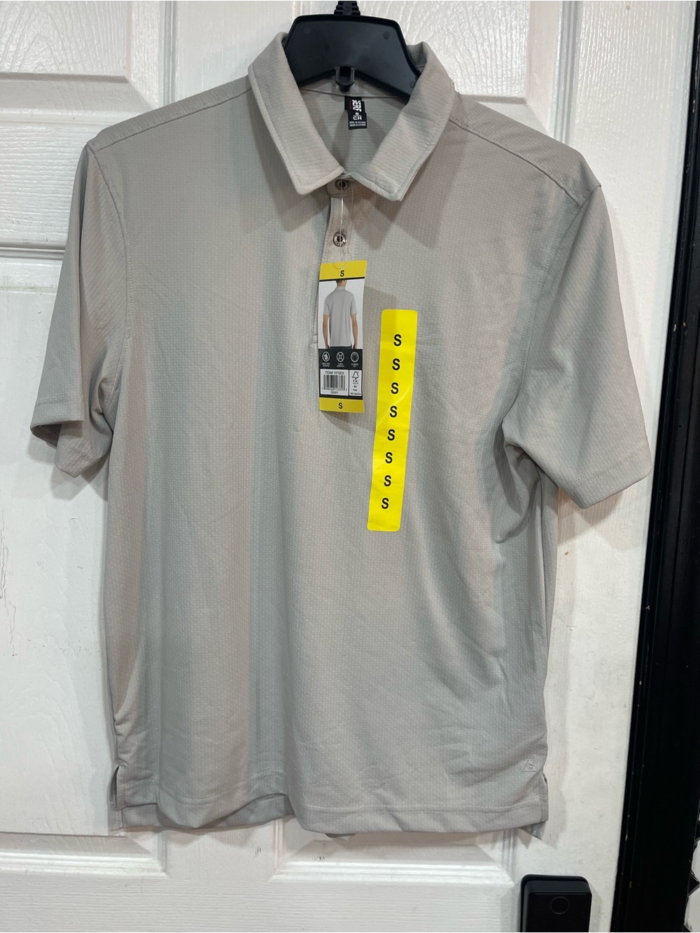 Gerry Weber Men's Light Taupe Short-Sleeve Polo
